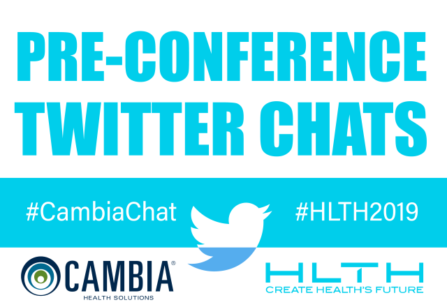 Cambia and HLTH preconference tweetchats