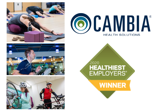 Healthiest Employers of Oregon 2020 Cambia Health Solutions