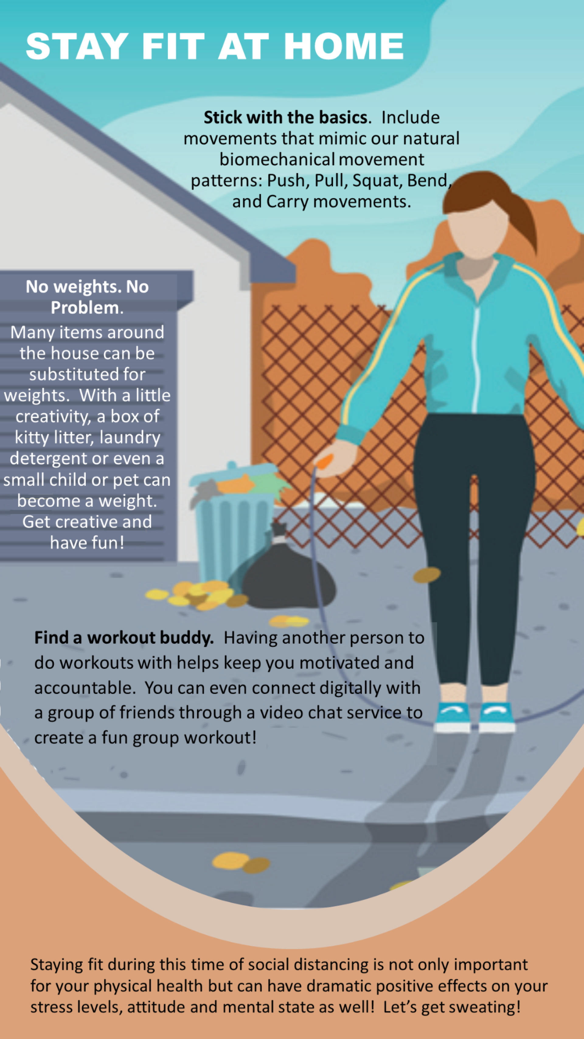 2 of 7 Lifelong Blog- FIT AT HOME infographic