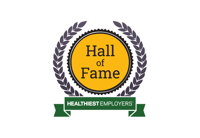 Healthiest Employers Hall of Fame Logo