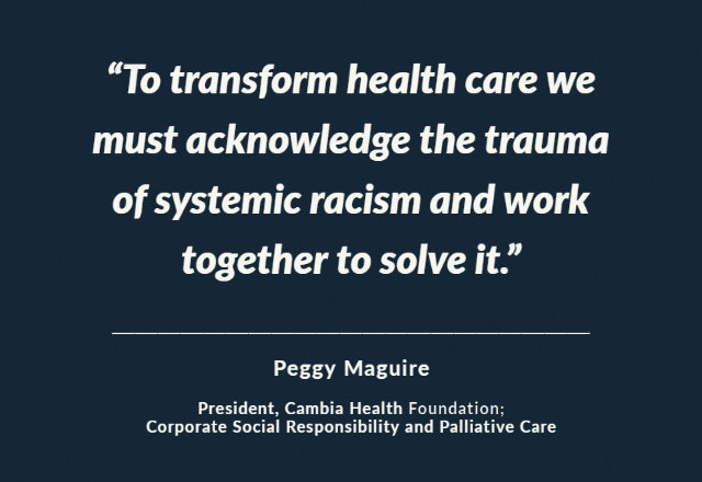 Peggy Maguire quote on systemic racism