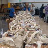 Bags of Food at Utah Food Bank